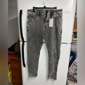 CR7 jeans women’s acid black skinny NWT(Cristiano Ronaldo)